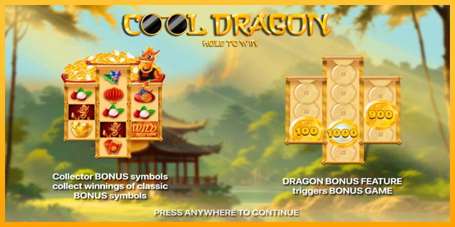 Cool Dragon: Hold to Win gaming machine for money, picture 1