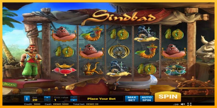 Sindbad gaming machine for money, picture 1