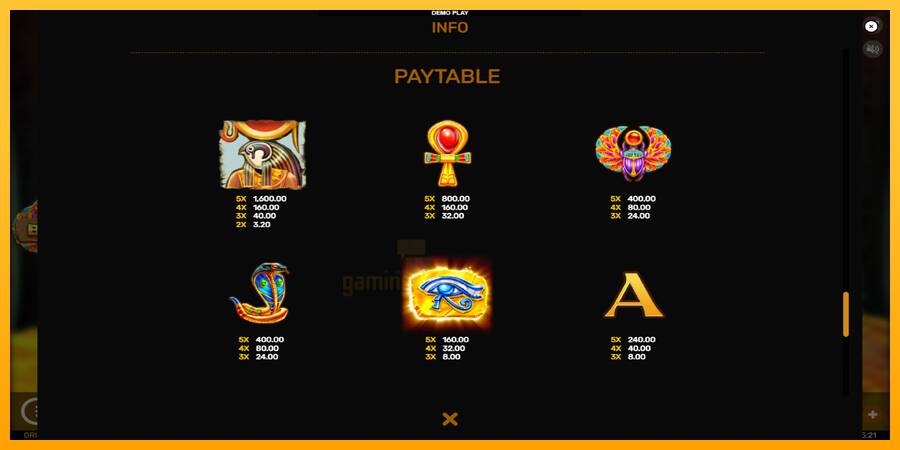 Eyes of Ra gaming machine for money, picture 6