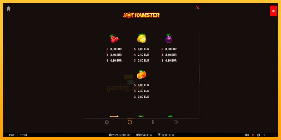 Hot Hamster gaming machine for money, picture 7