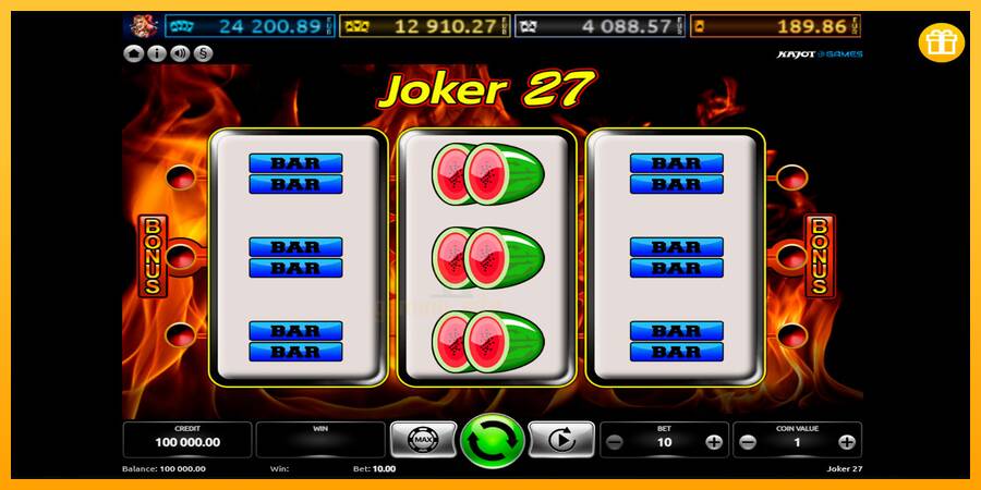 Joker 27 gaming machine for money, picture 1