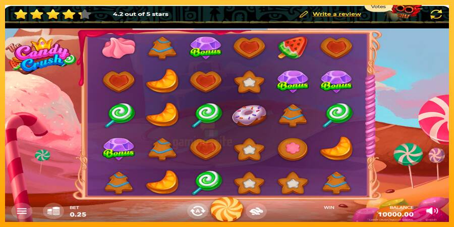 Candy Splasher gaming machine for money, picture 1