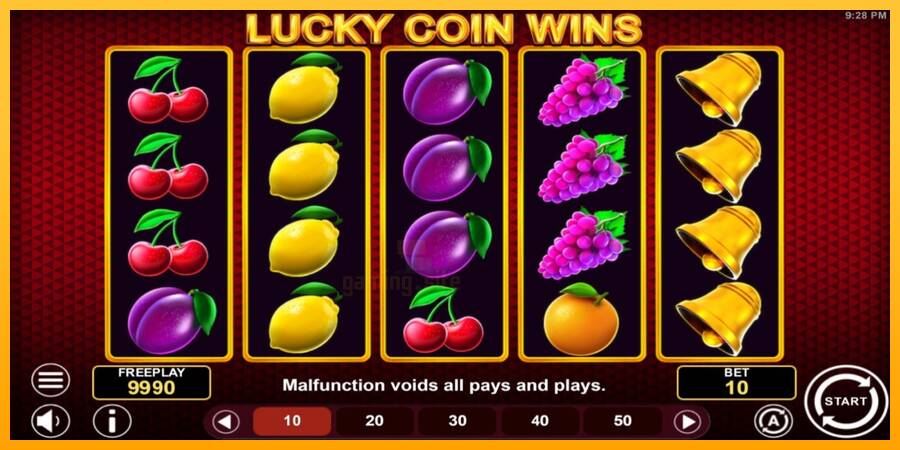 Lucky Coin Wins gaming machine for money, picture 2