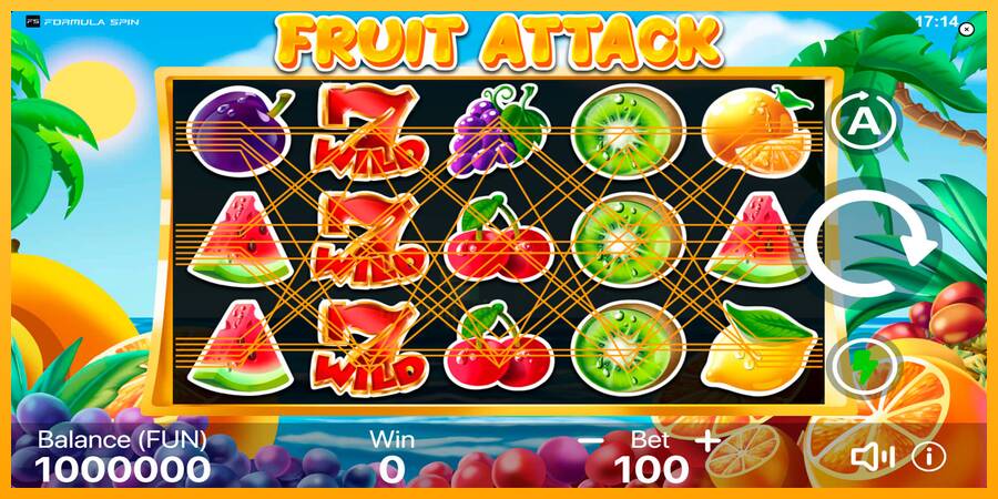 Fruit Attack gaming machine for money, picture 1