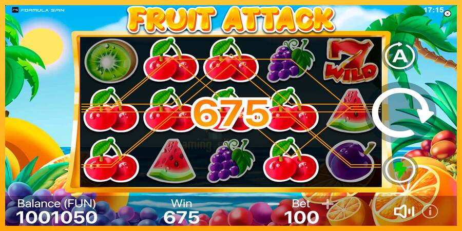 Fruit Attack gaming machine for money, picture 3