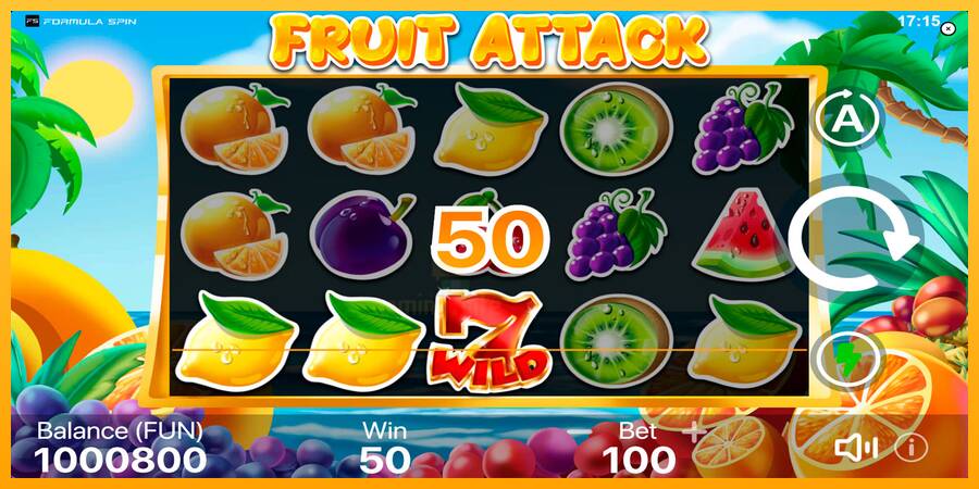 Fruit Attack gaming machine for money, picture 4