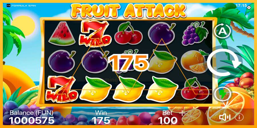 Fruit Attack gaming machine for money, picture 5