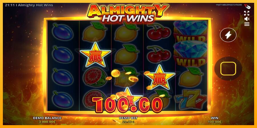 Almighty Hot Wins gaming machine for money, picture 3