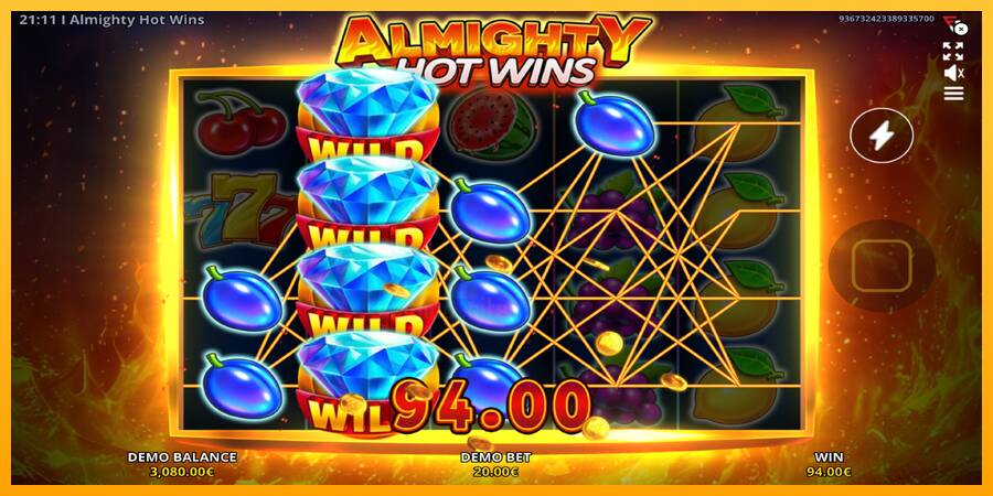 Almighty Hot Wins gaming machine for money, picture 4