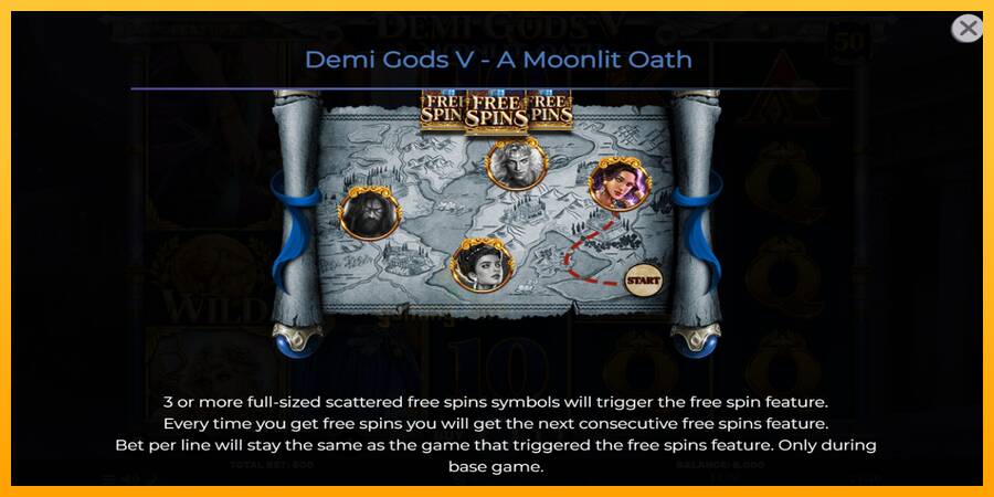 Demi Gods V – A Moonlit Oath gaming machine for money, picture 5