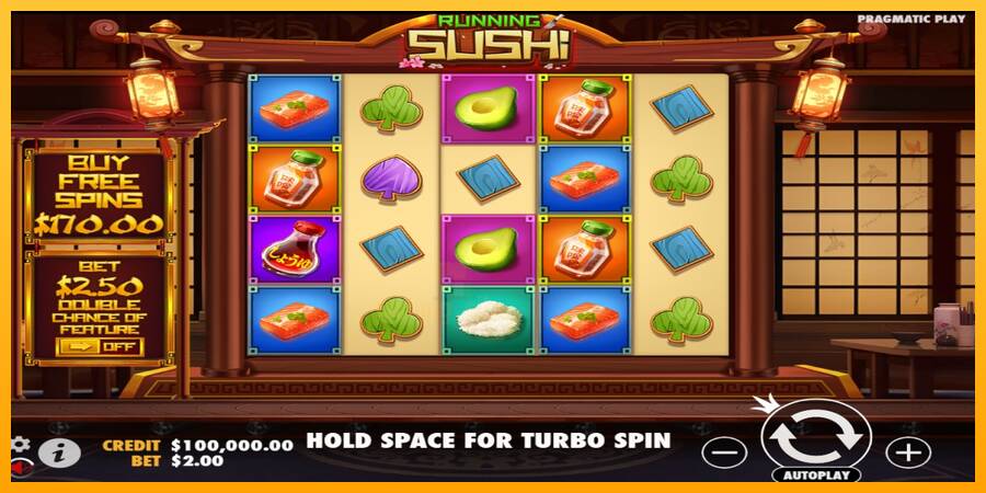 Running Sushi gaming machine for money, picture 1