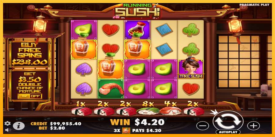 Running Sushi gaming machine for money, picture 3