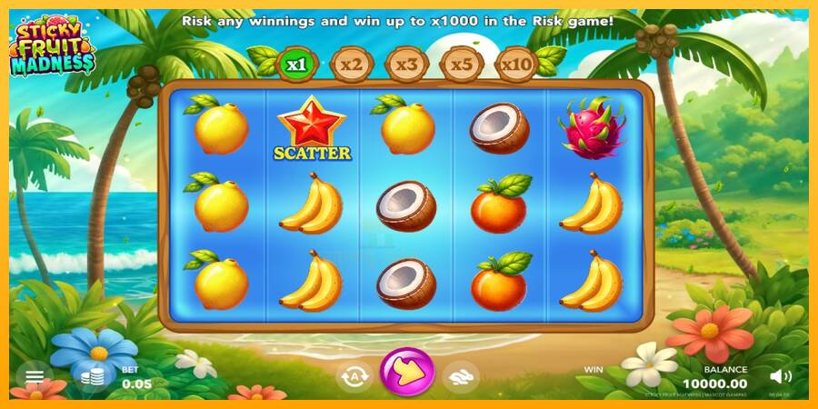 Sticky Fruit Madness gaming machine for money, picture 1