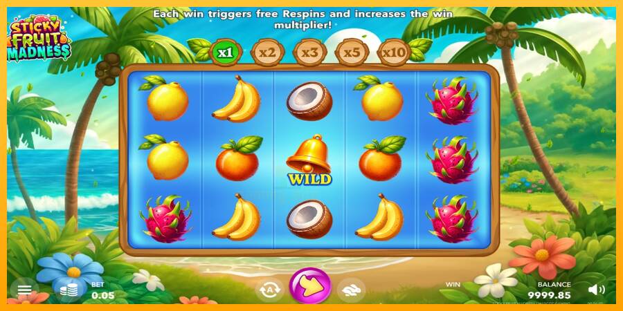 Sticky Fruit Madness gaming machine for money, picture 2