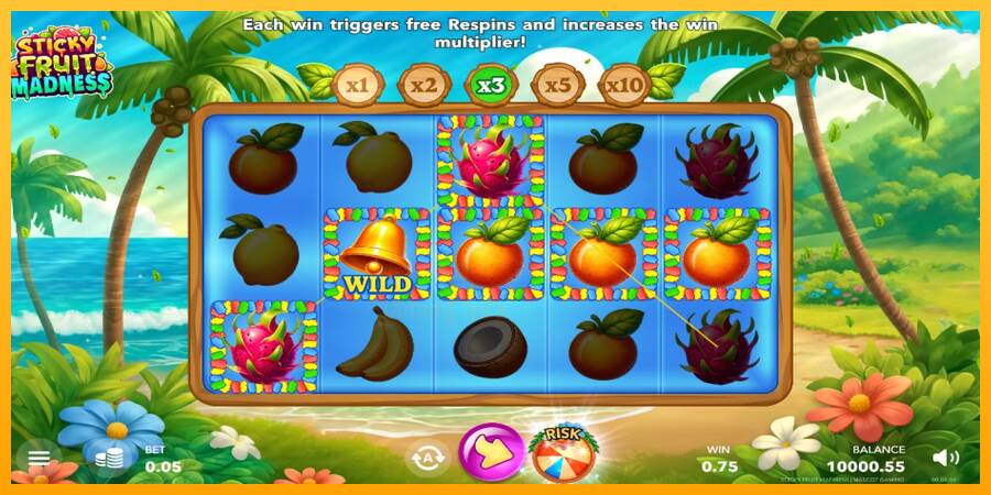 Sticky Fruit Madness gaming machine for money, picture 3