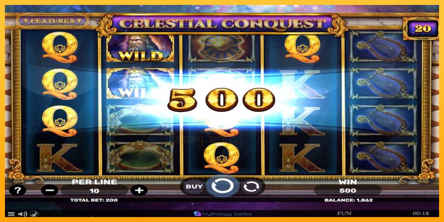 Celestial Conquest gaming machine for money, picture 3