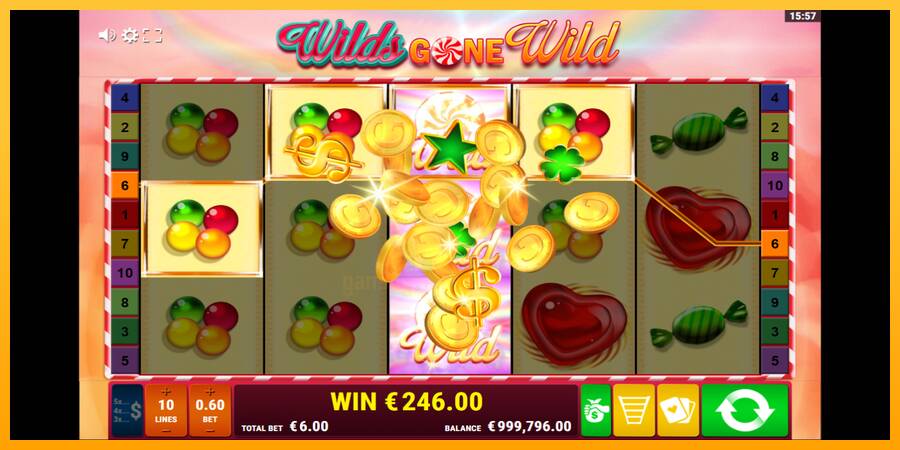 Wilds Gone Wild gaming machine for money, picture 5