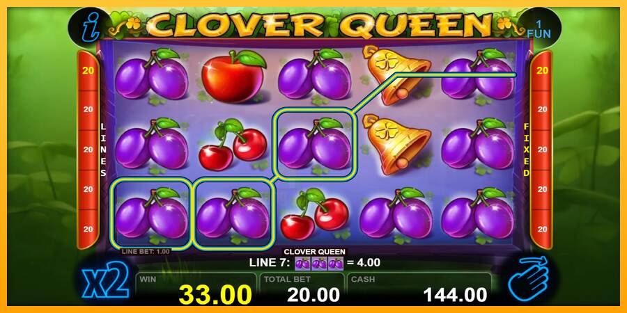 Clover Queen gaming machine for money, picture 4