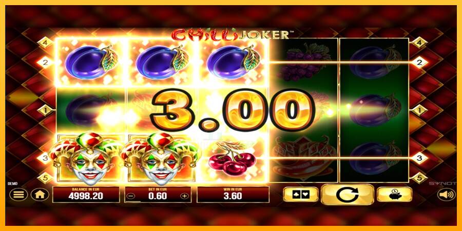 Chilli Joker gaming machine for money, picture 4