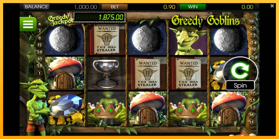 Greedy Goblins gaming machine for money, picture 1