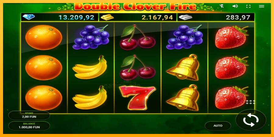 Double Clover Fire gaming machine for money, picture 1