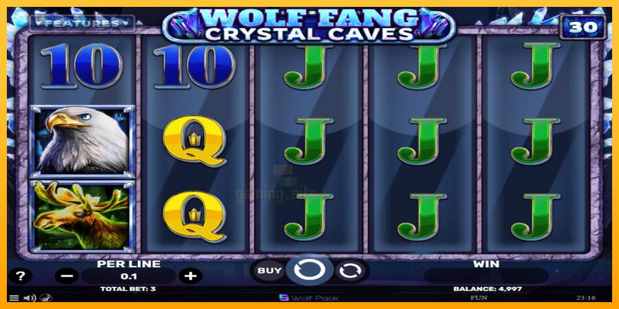 Wolf Fang - Crystal Caves gaming machine for money, picture 2