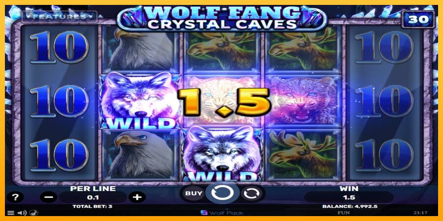 Wolf Fang - Crystal Caves gaming machine for money, picture 3