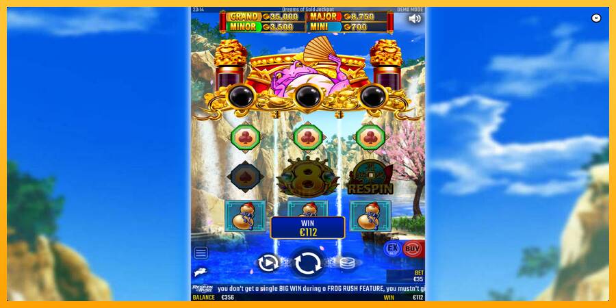 Dreams of Gold Jackpot gaming machine for money, picture 4