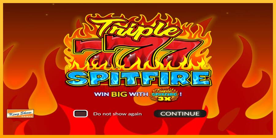 Triple 777 Spitfire gaming machine for money, picture 1