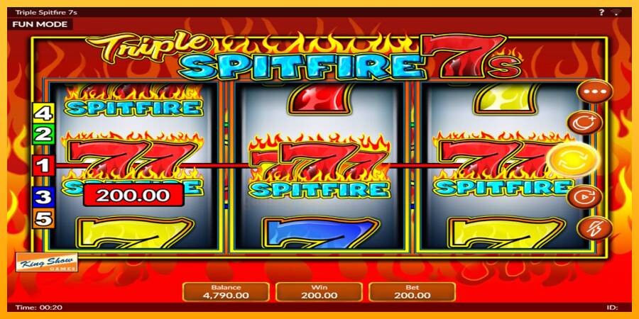 Triple 777 Spitfire gaming machine for money, picture 3