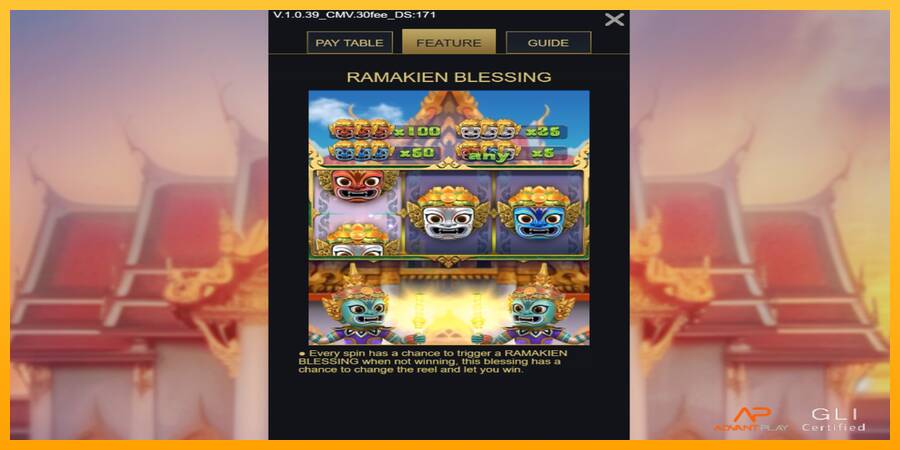 Ramakien Blessing gaming machine for money, picture 4