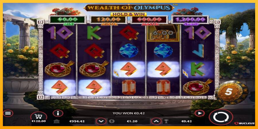 Wealth of Olympus gaming machine for money, picture 2