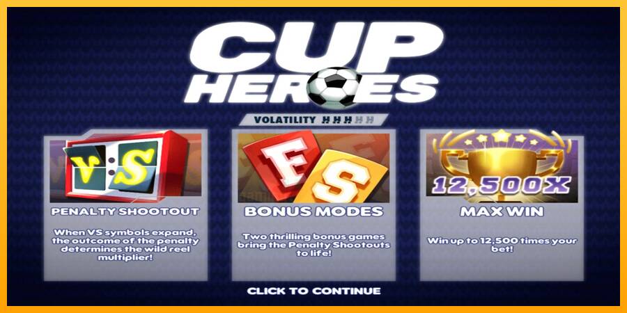 Cup Heroes gaming machine for money, picture 1