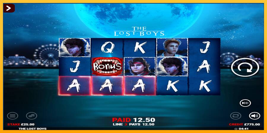 The Lost Boys Rapid Fire Jackpots gaming machine for money, picture 2