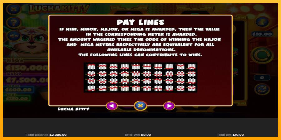 Lucha Kitty gaming machine for money, picture 5