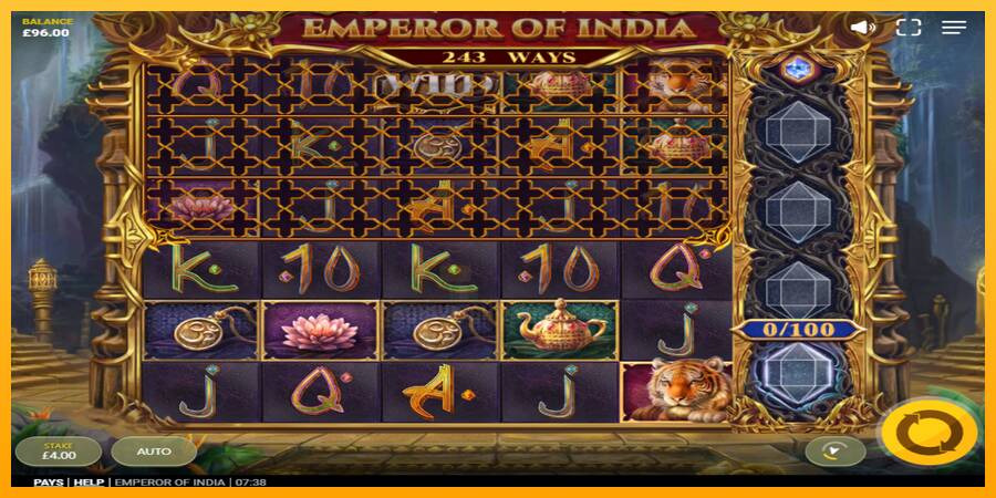 Emperor of India gaming machine for money, picture 2