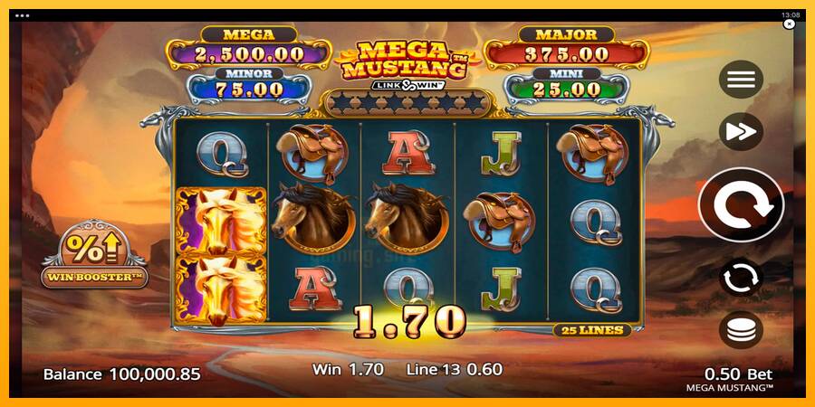 Mega Mustang gaming machine for money, picture 2