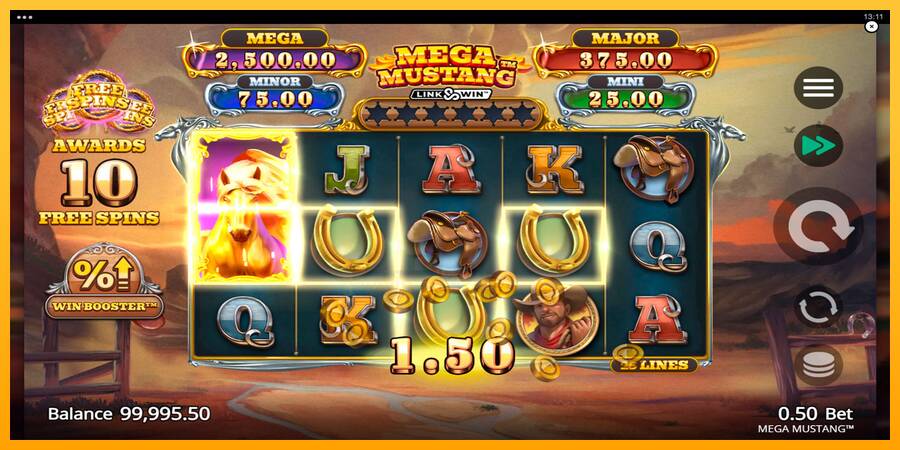 Mega Mustang gaming machine for money, picture 5