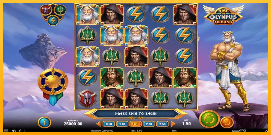 Rise of Olympus Origins gaming machine for money, picture 2