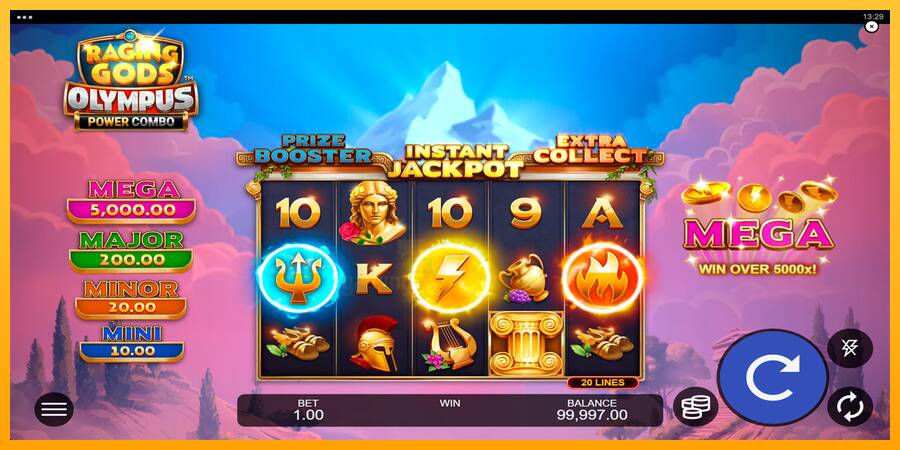 Raging Gods: Olympus gaming machine for money, picture 1