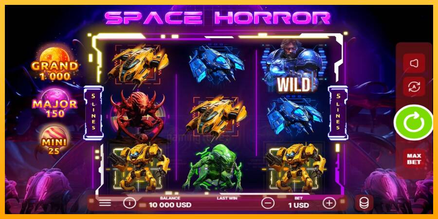 Space Horror gaming machine for money, picture 1