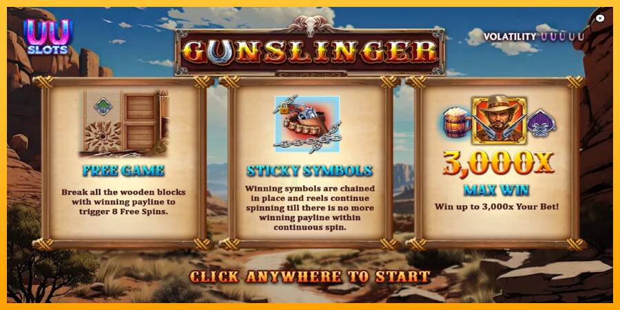 Gunslinger gaming machine for money, picture 1