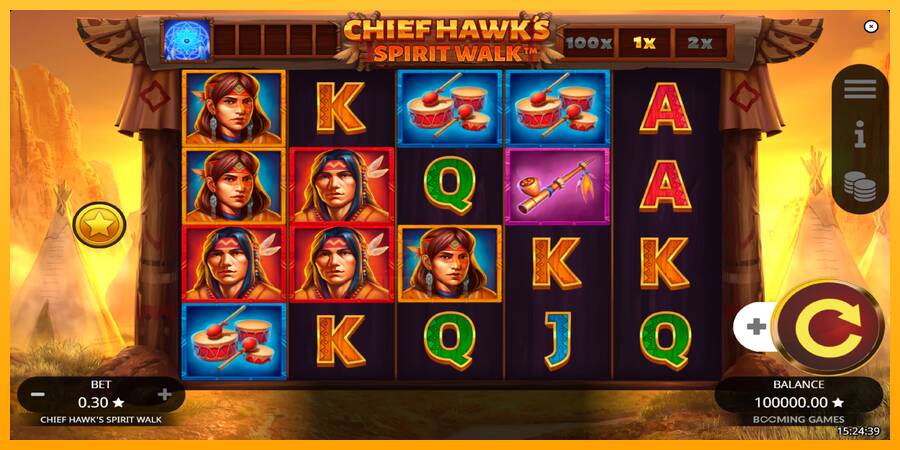 Chief Hawk’s Spirit Walk gaming machine for money, picture 2