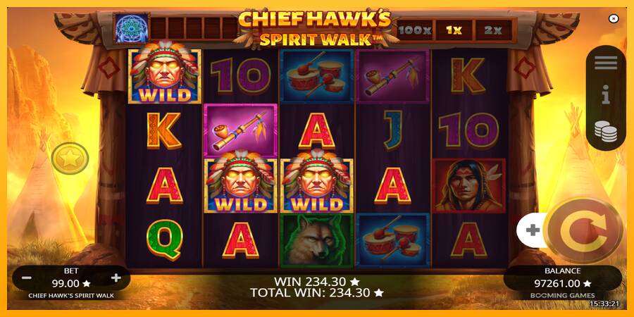 Chief Hawk’s Spirit Walk gaming machine for money, picture 4