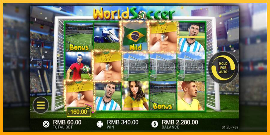 World Soccer Slot gaming machine for money, picture 3