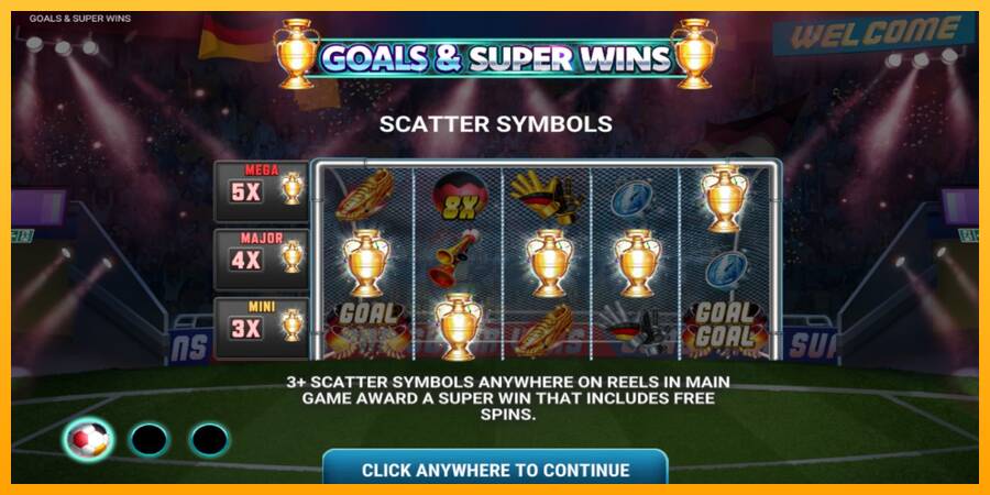 Goals & Super Wins gaming machine for money, picture 1