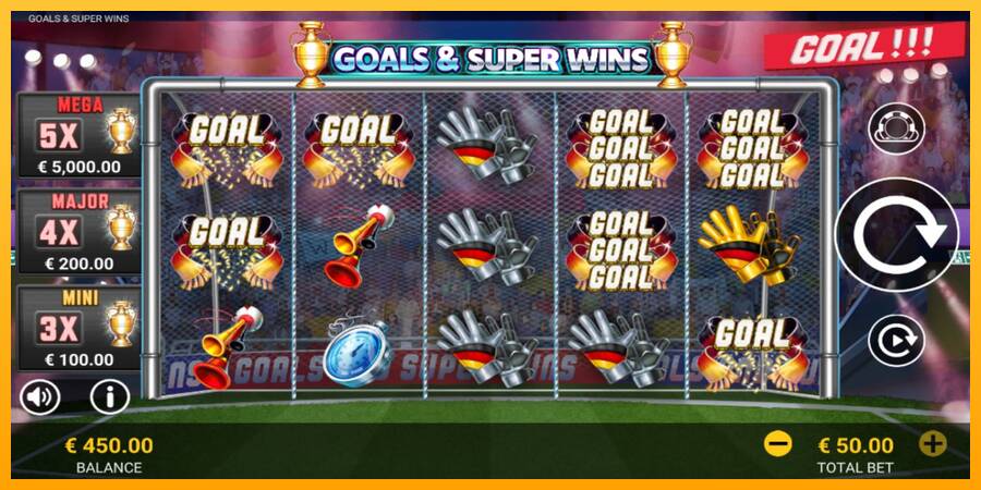 Goals & Super Wins gaming machine for money, picture 2