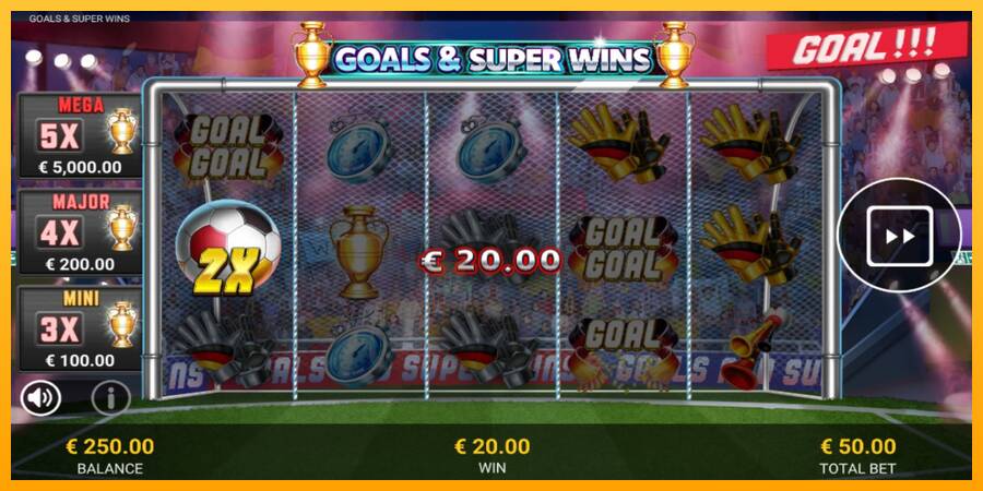 Goals & Super Wins gaming machine for money, picture 3