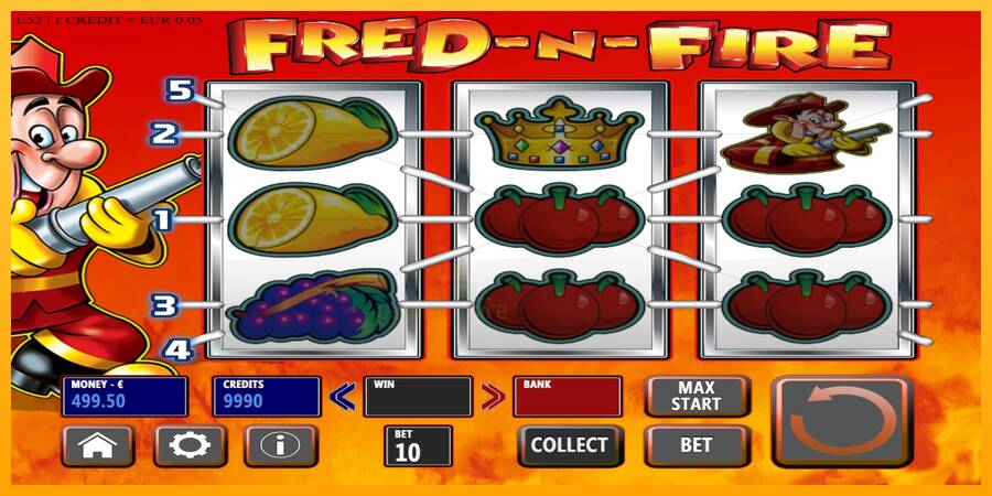 Fred-N-Fire gaming machine for money, picture 1