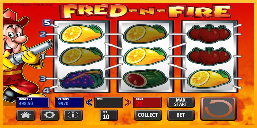 Fred-N-Fire gaming machine for money, picture 2